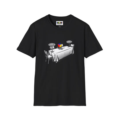 3x3 One-Handed Comp Day - Rubik's Cube Art Unisex Graphic Softstyle T-Shirt