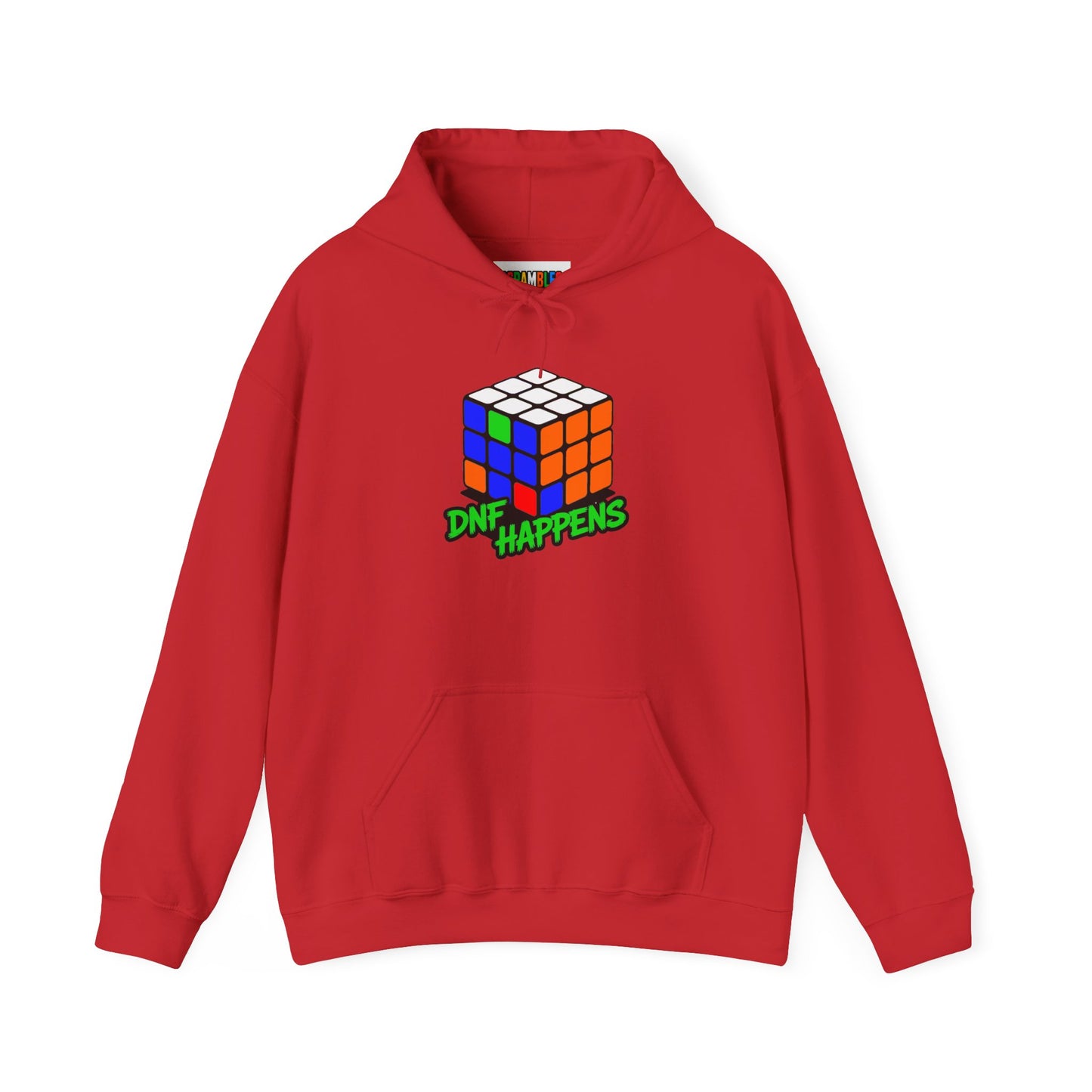 DNF Happens - Rubiks Cube Unisex Heavy Blend™ Hooded Sweatshirt