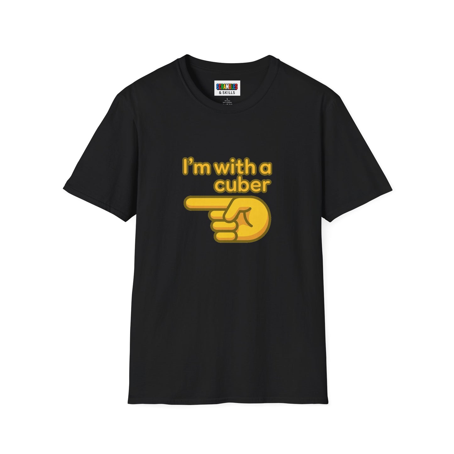 I'm With A Cuber Unisex Graphic Softstyle T-Shirt