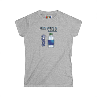Next One's It Bottle Flip Art Women's Softstyle T-Shirt