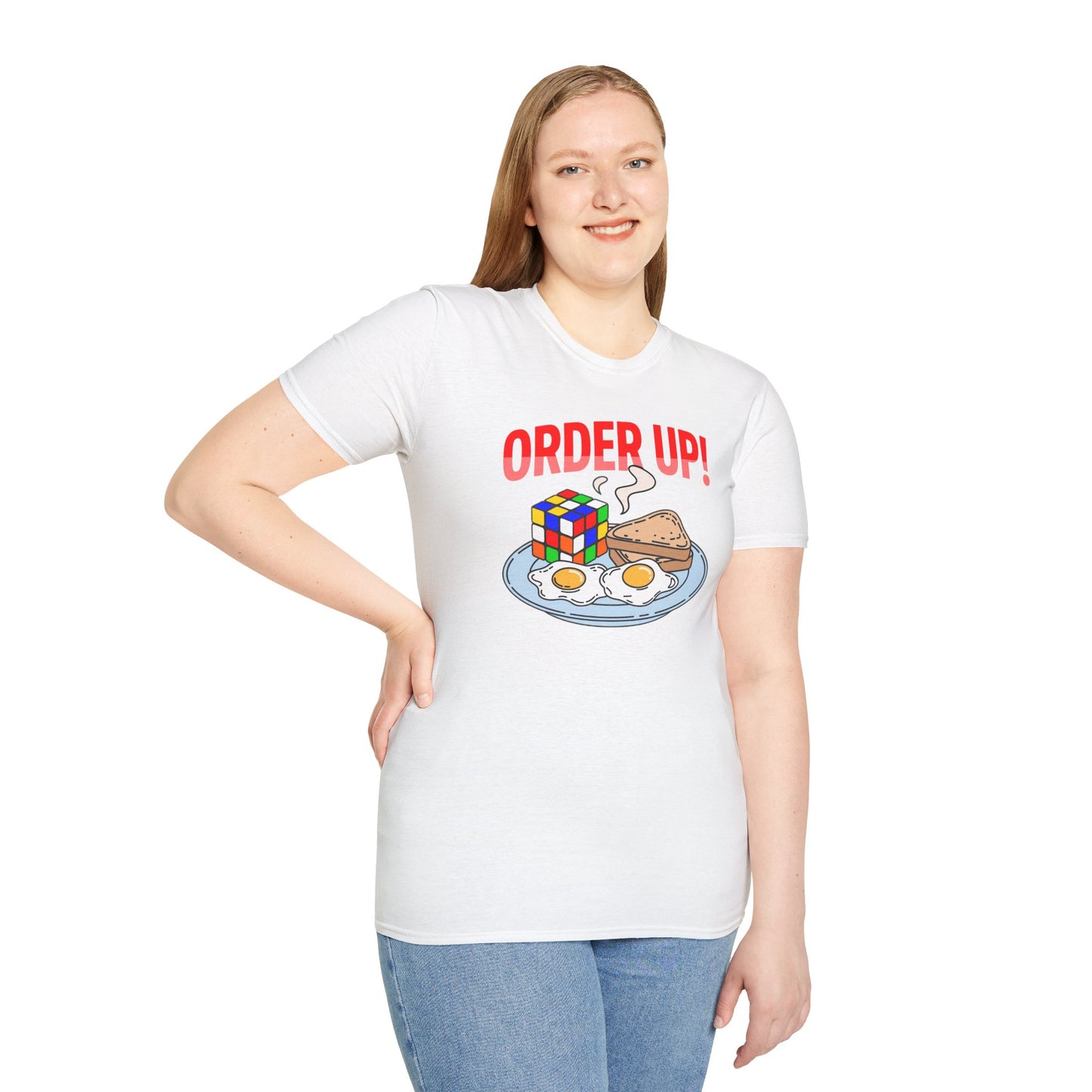 Rubiks' Cube Shirt - Order Up Unisex Graphic Softstyle T-Shirt| Fun Cubing Tee