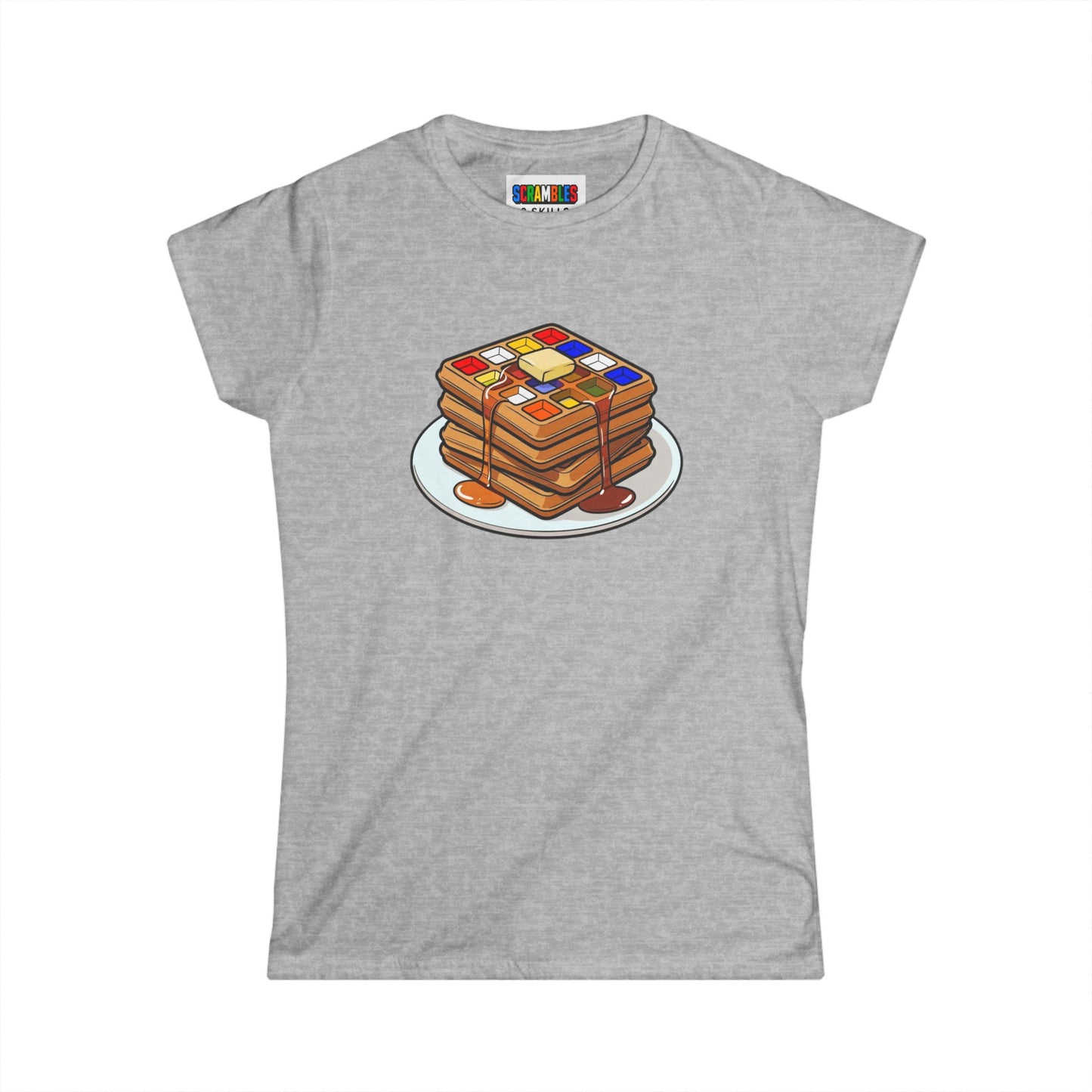 4x4 Waffles - Rubiks Cube  Women's Softstyle T-Shirt