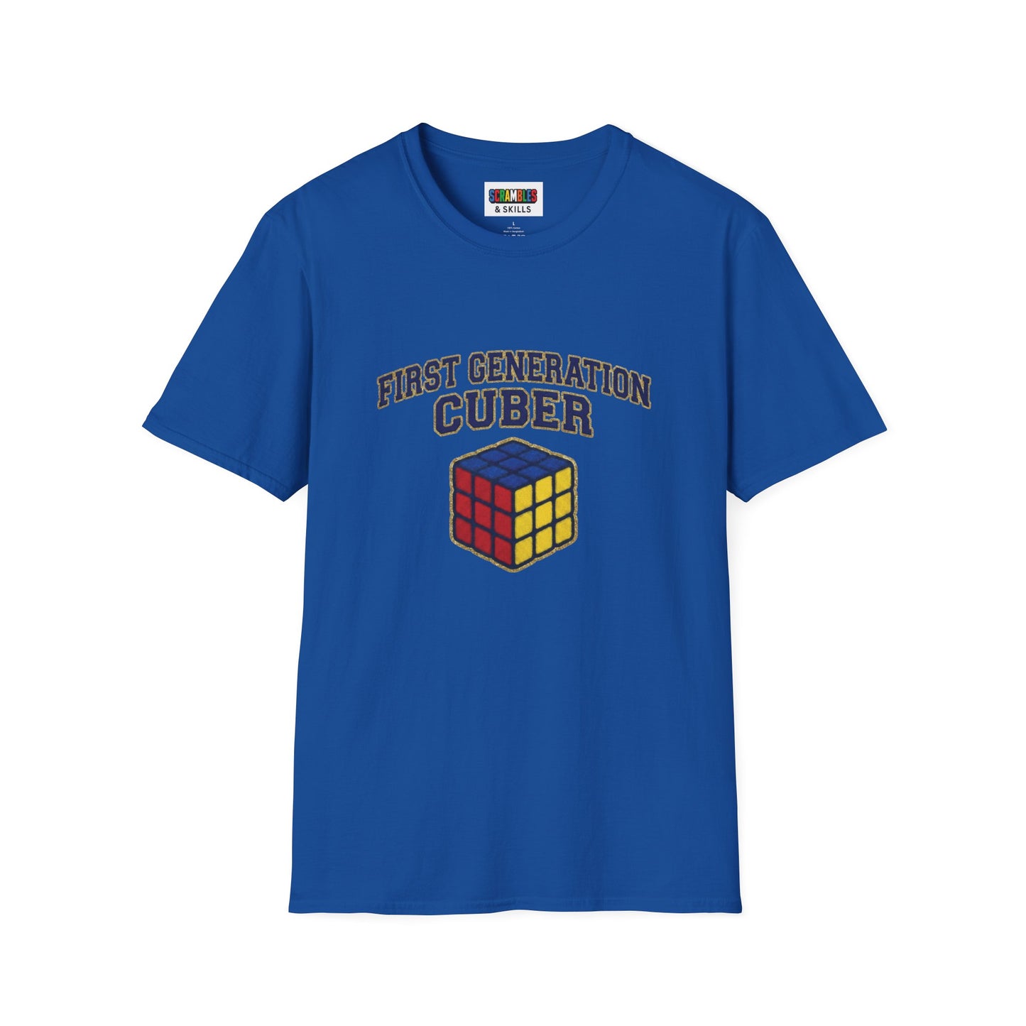 First Generation Cuber Rubiks Cube Art Unisex Graphic Softstyle T-Shirt