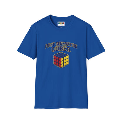 First Generation Cuber Rubiks Cube Art Unisex Graphic Softstyle T-Shirt