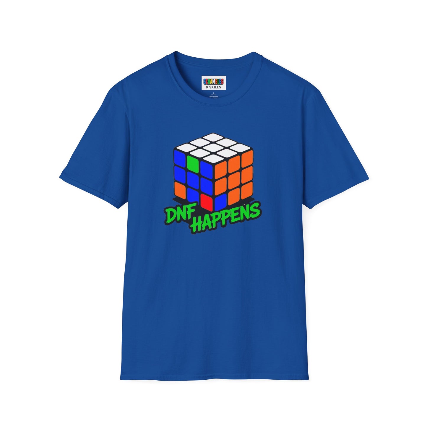 DNF Happens Unisex Graphic Softstyle T-Shirt