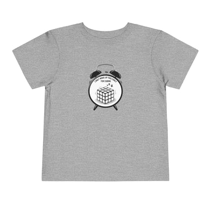 Wake Up  - Rubik's Cube Art Toddler Short Sleeve T-Shirt