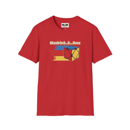 Skewb Done Rubiks Cube Art Unisex Graphic Softstyle T-Shirt