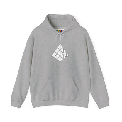 Pyraminx Doodle  - Rubik's Cube Art Unisex Heavy Blend™ Hooded Sweatshirt