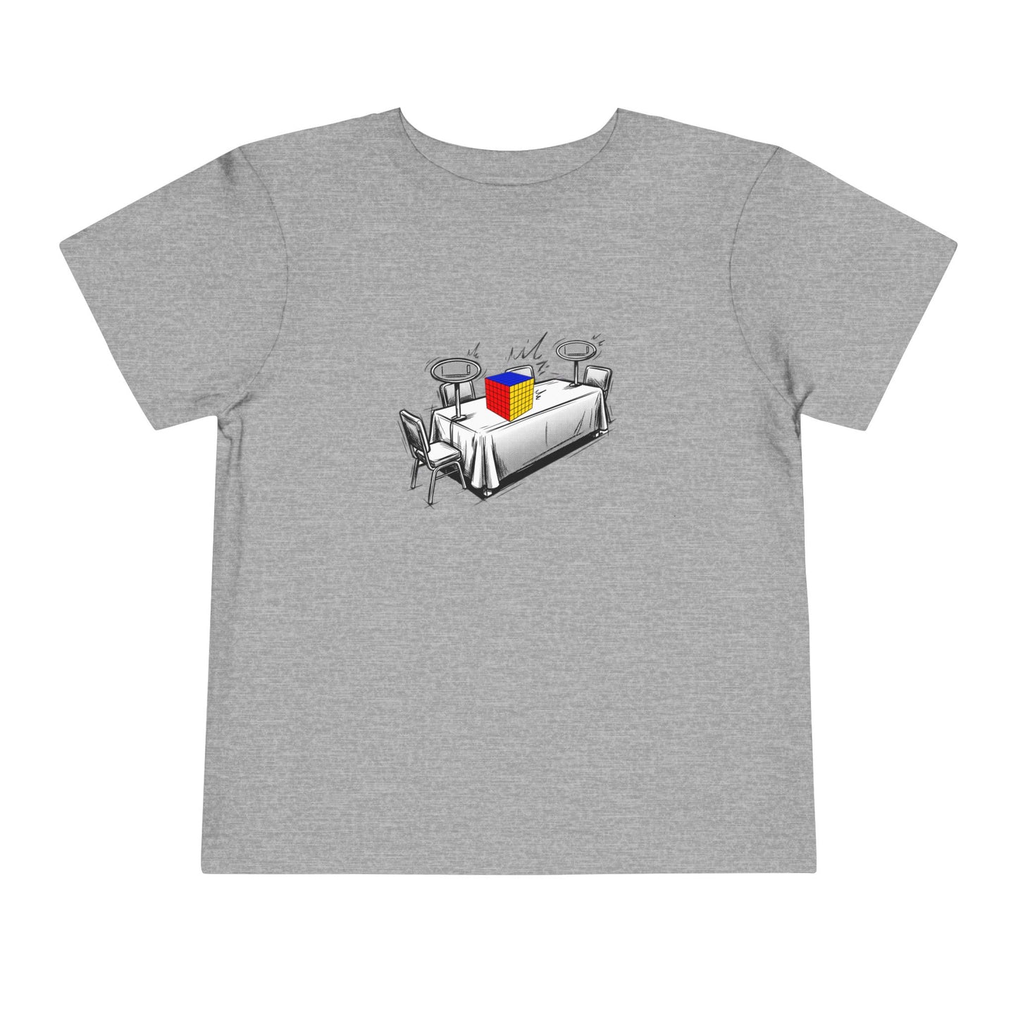 6x6 Comp Day - Rubik's Cube Art  Toddler Short Sleeve T-Shirt