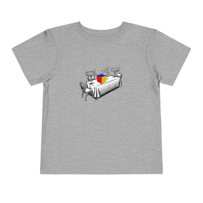 6x6 Comp Day - Rubik's Cube Art  Toddler Short Sleeve T-Shirt
