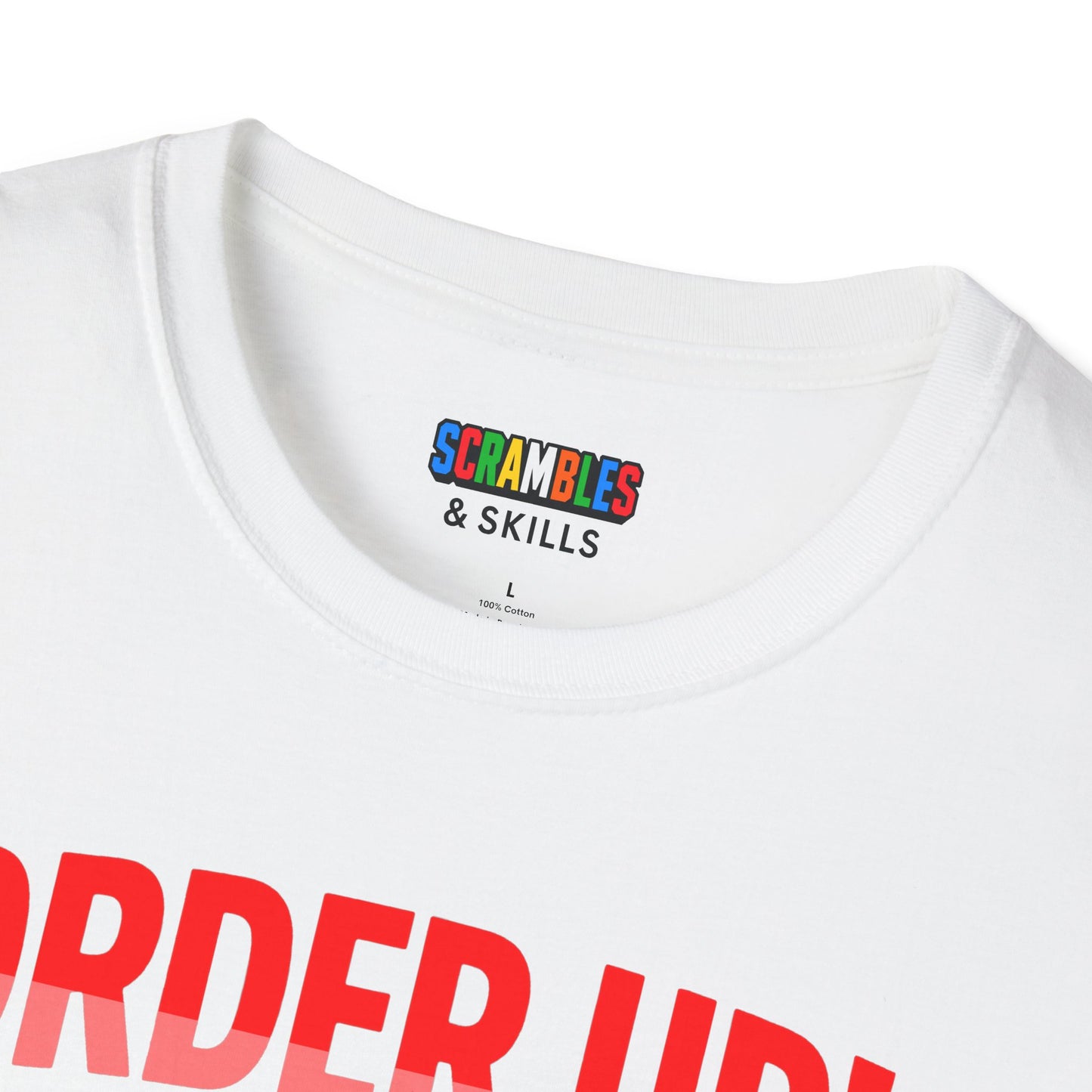 Rubiks' Cube Shirt - Order Up Unisex Graphic Softstyle T-Shirt| Fun Cubing Tee