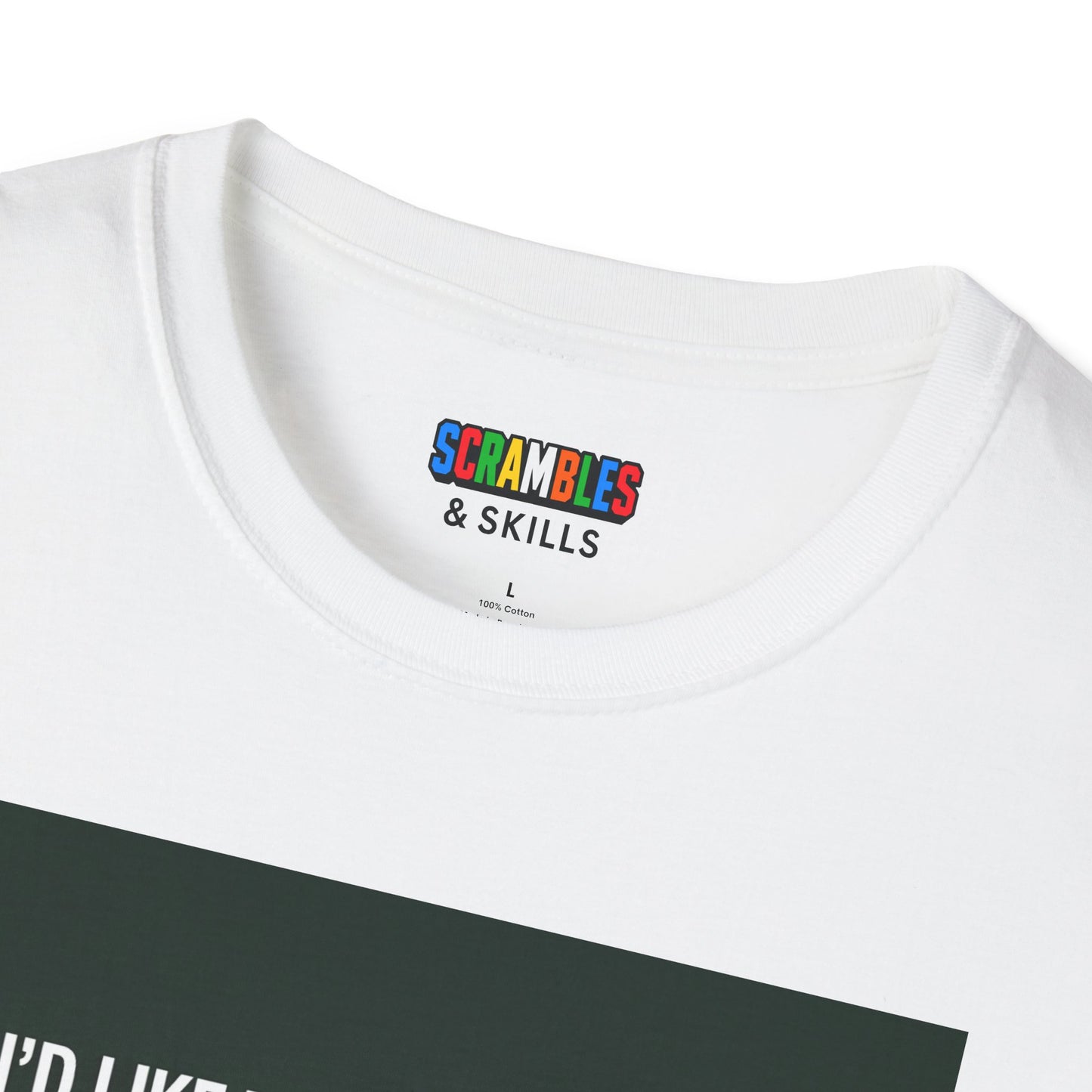 Megaminx Vowel - Rubik's Cube Art Unisex Graphic Softstyle T-Shirt