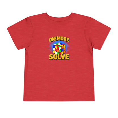 One More Solve - Rubiks Cube Toddler Short Sleeve T-Shirt