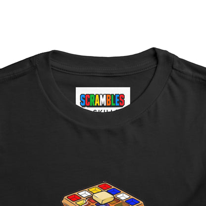 4x4 Waffles - Rubiks Cube Toddler Short Sleeve T-Shirt