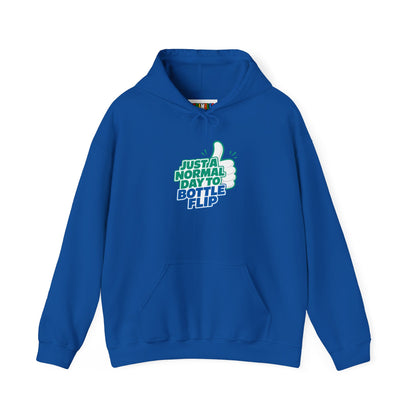 Just a Normal Day to Bottle Flip Unisex Heavy Blend™ Hooded Sweatshirt