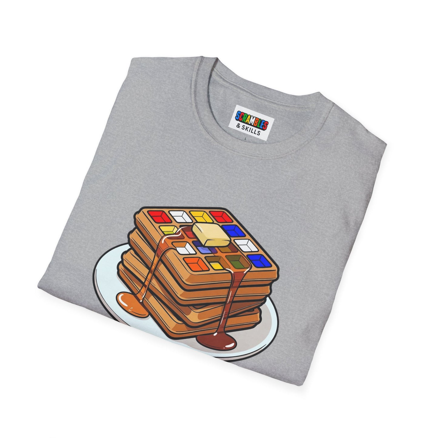 4x4 Waffles - Rubiks Cube Unisex Graphic Softstyle T-Shirt