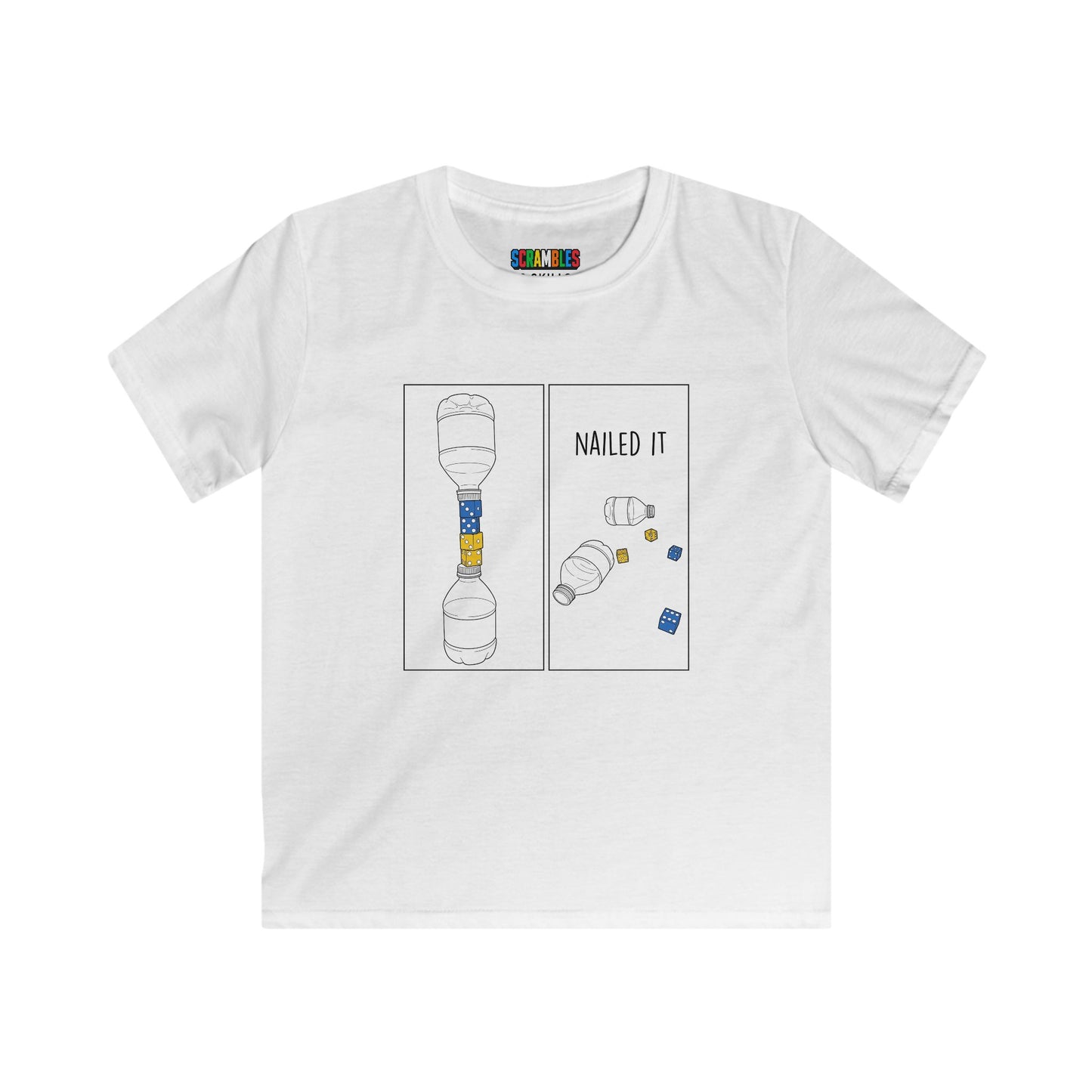 Nailed It Trick shot  Kids Softstyle Tee