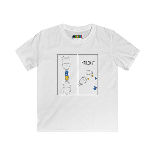 Nailed It Trick shot  Kids Softstyle Tee