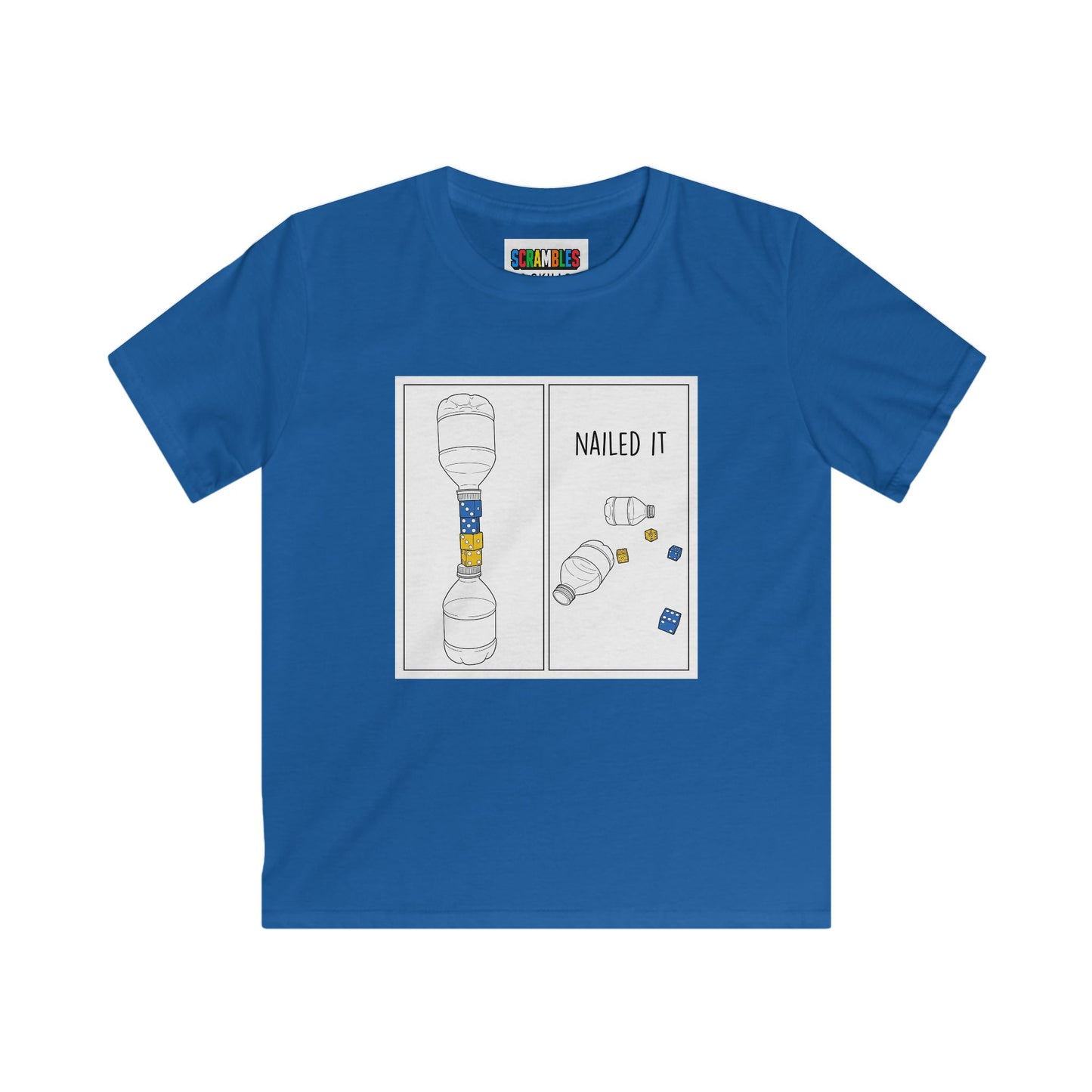 Nailed It Trick shot  Kids Softstyle Tee