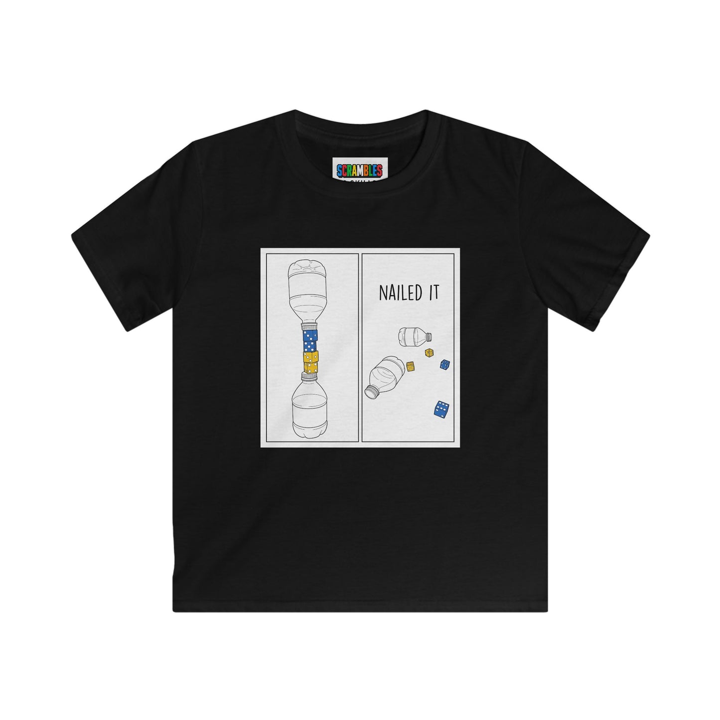 Nailed It Trick shot  Kids Softstyle Tee
