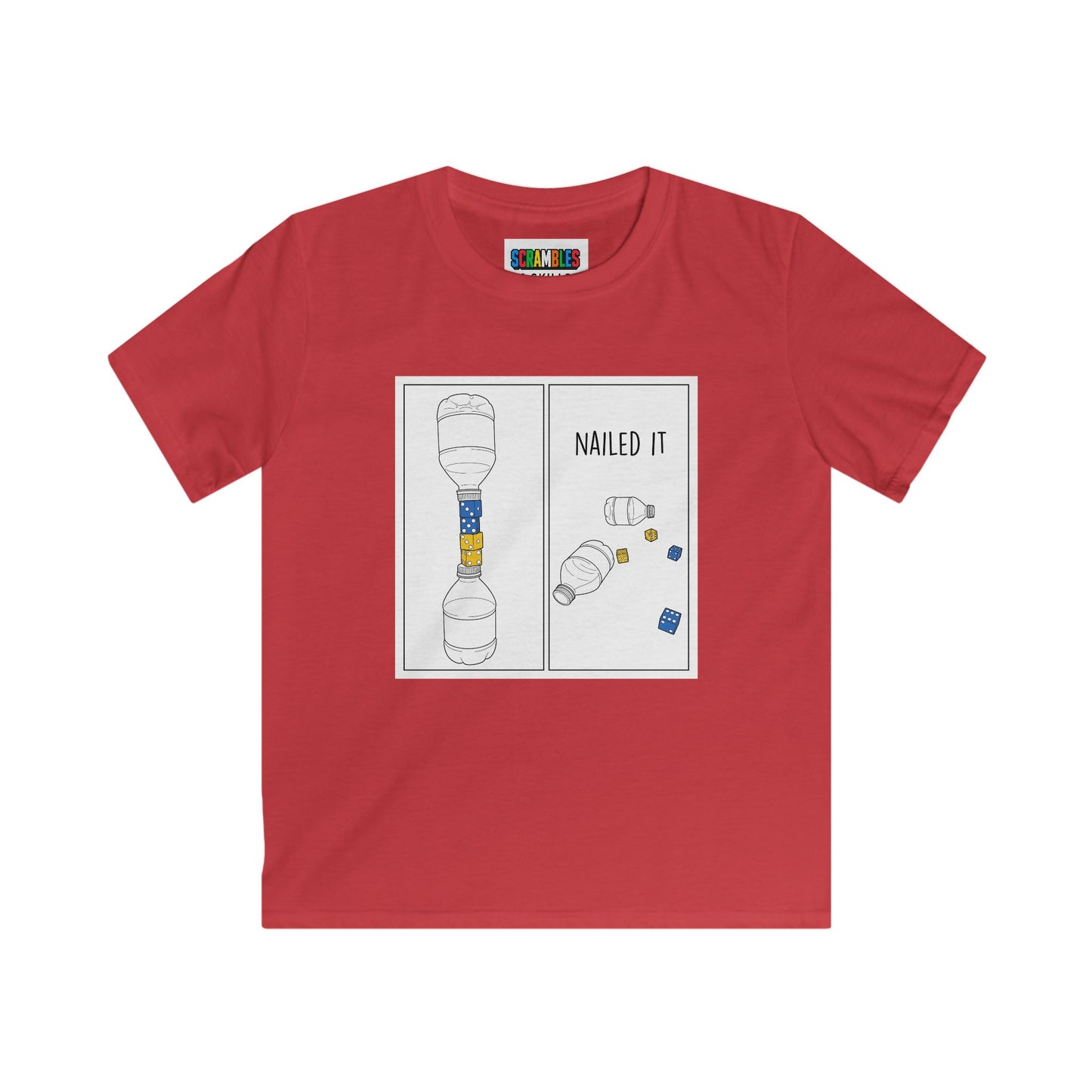 Nailed It Trick shot  Kids Softstyle Tee