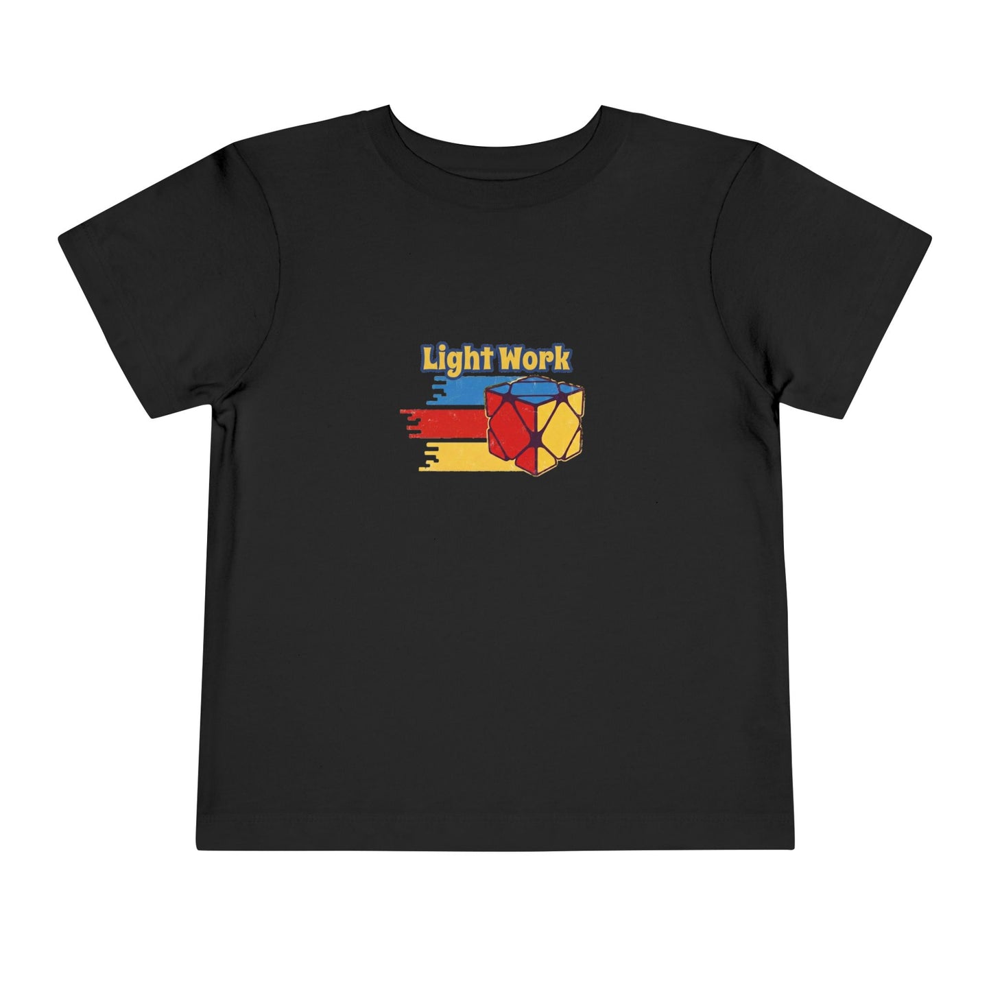 Skewb Light Work Rubiks Cube Art Toddler Short Sleeve T-Shirt