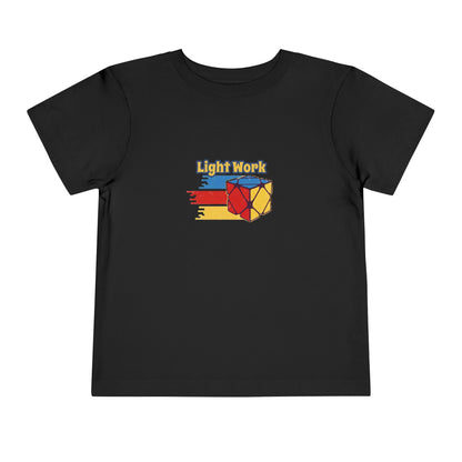 Skewb Light Work Rubiks Cube Art Toddler Short Sleeve T-Shirt
