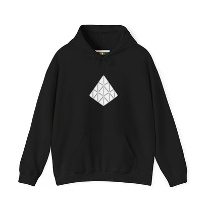 Pyraminx Doodle  - Rubik's Cube Art Unisex Heavy Blend™ Hooded Sweatshirt