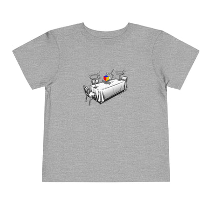 3x3 One-Handed Comp Day - Rubik's Cube Art  Toddler Short Sleeve T-Shirt