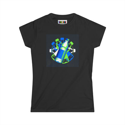 Neon Flip - Trick sShot Art  Women's Softstyle T-Shirt