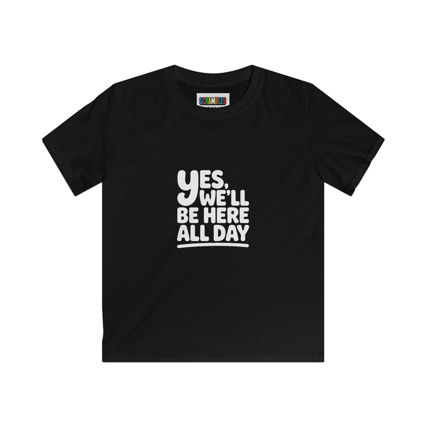 All Day Kids - Rubik's Cube Art  Softstyle Tee