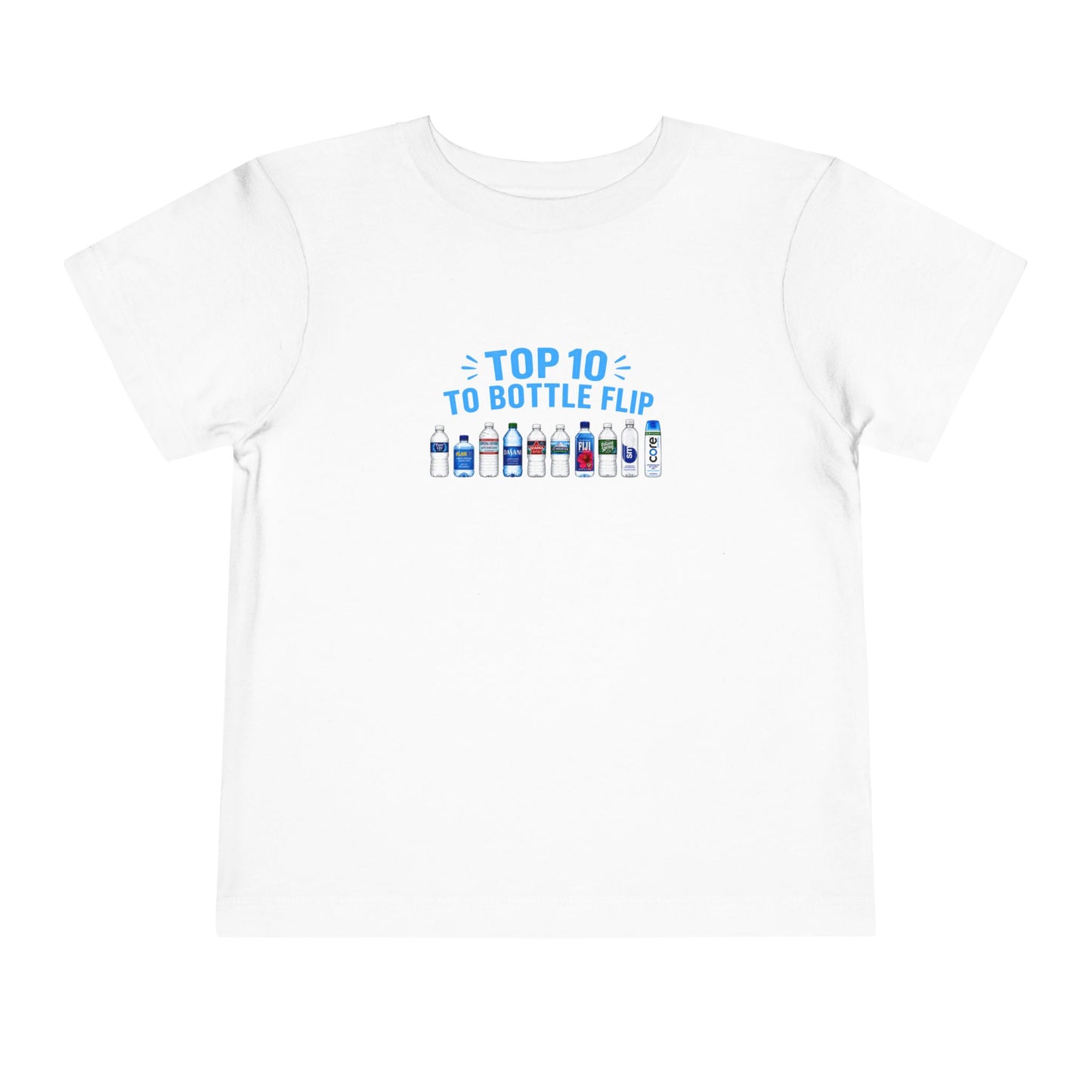 Top 10 to Bottle Flip Toddler Short Sleeve T-Shirt