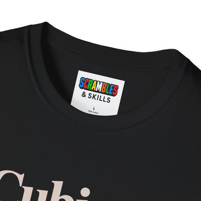 ⚡ Express - Coffee & Cubing Unisex Rubik's Cube Art Graphic Softstyle T-Shirt