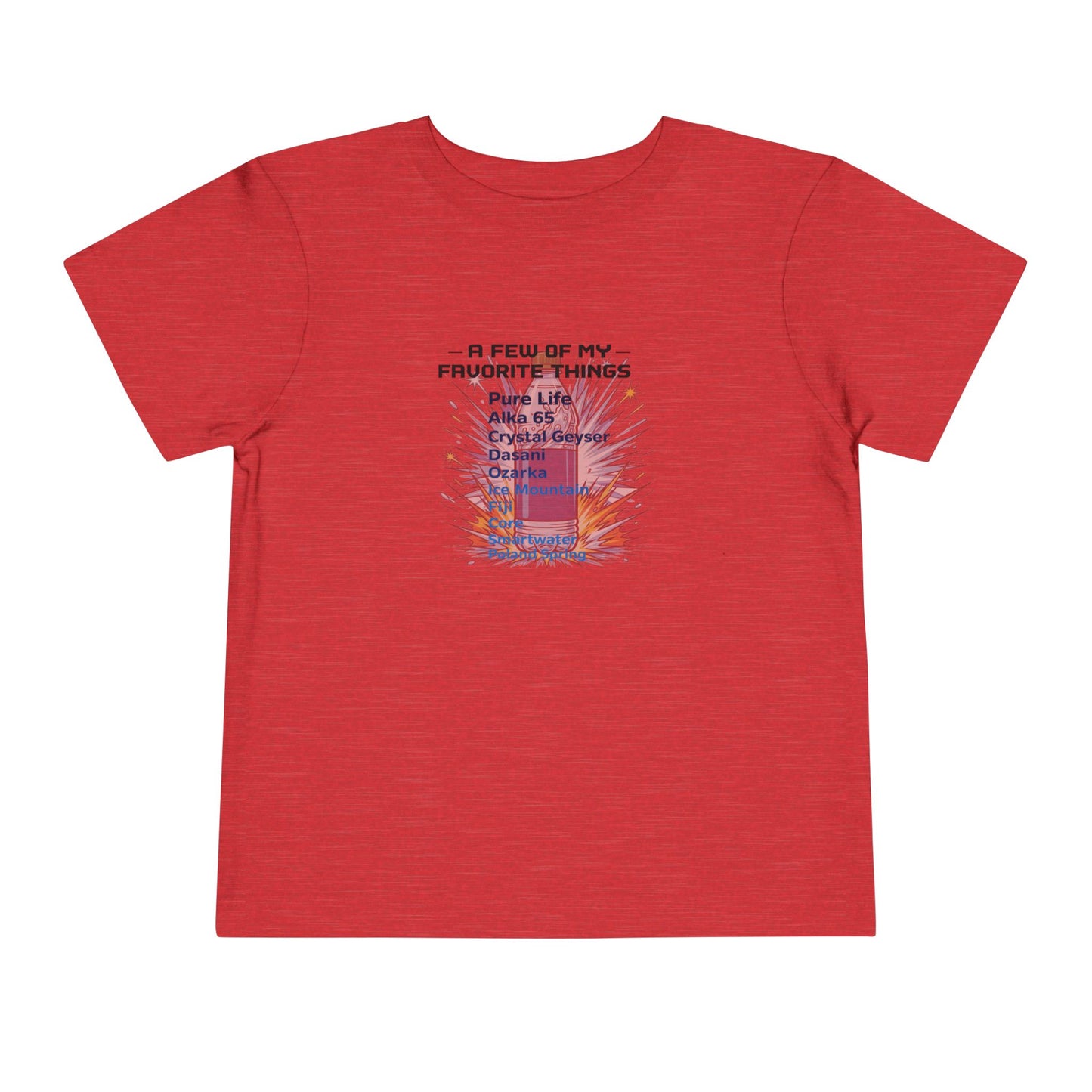 Favorite Things Bottle Flipping Toddler Short Sleeve T-Shirt