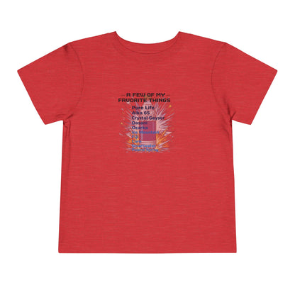 Favorite Things Bottle Flipping Toddler Short Sleeve T-Shirt