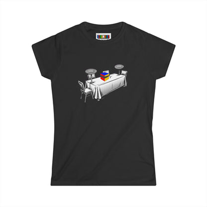 4x4 Blind Comp Day  - Rubik's Cube Art Women's Softstyle T-Shirt