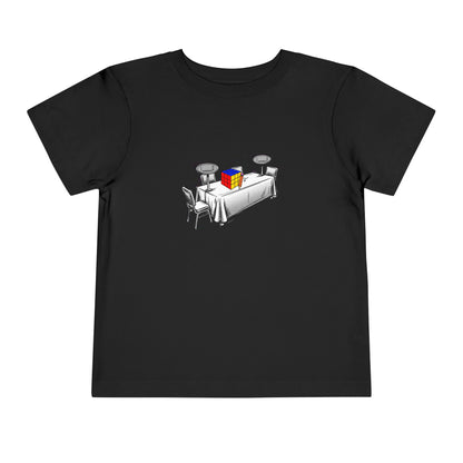 3x3 Fewest Moves Comp Day - Rubik's Cube Art  Toddler Short Sleeve T-Shirt