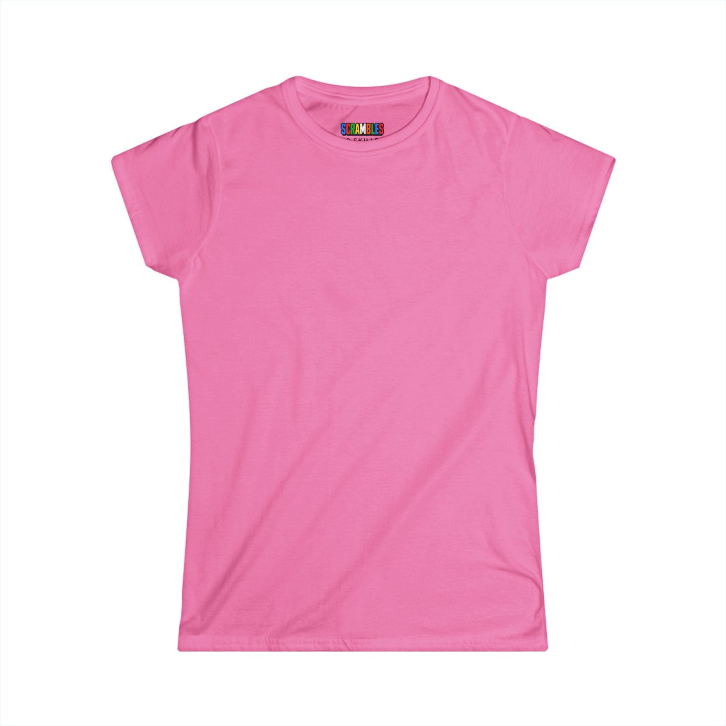 Women's Custom Personal Best  - Rubik's Cube Art  Softstyle T-Shirt