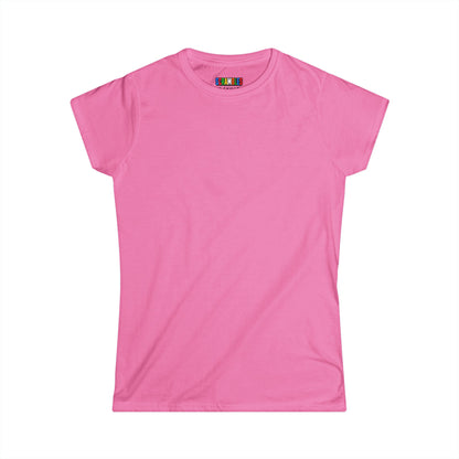 Women's Custom Personal Best  - Rubik's Cube Art  Softstyle T-Shirt