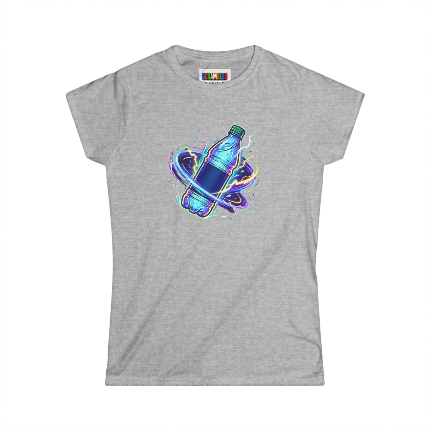 Electric Flip - Trick Shot Art  Women's Softstyle T-Shirt