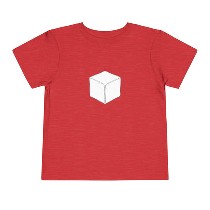 1x1 Doodle  - Rubik's Cube Art Toddler Short Sleeve T-Shirt