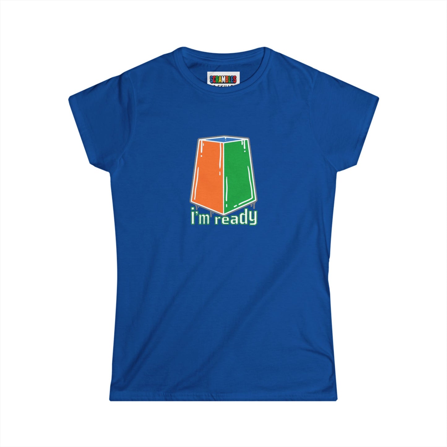 I'm Ready Rubiks Cube Art Women's Softstyle T-Shirt