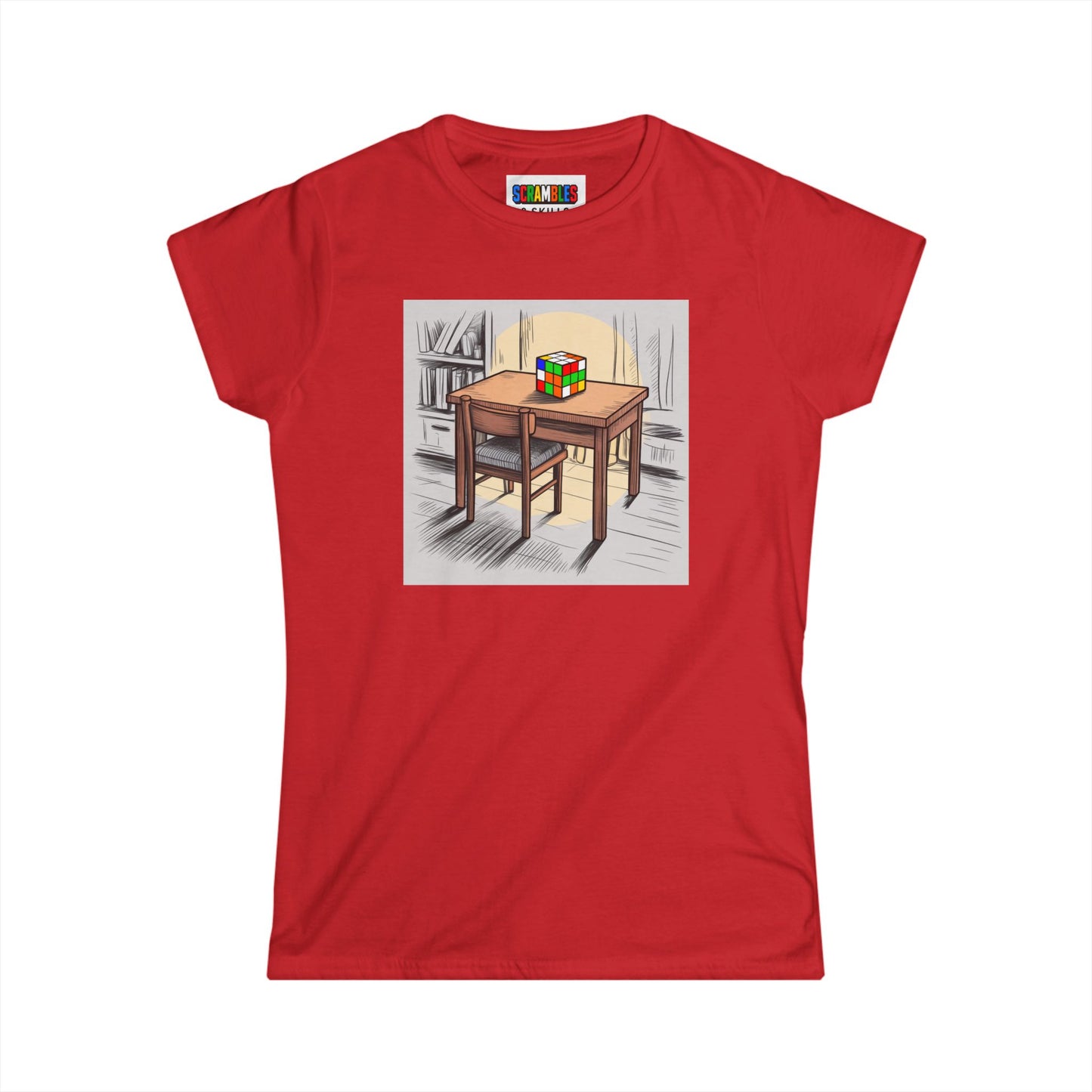 Late Night - Rubik's Cube Women's Softstyle T-Shirt