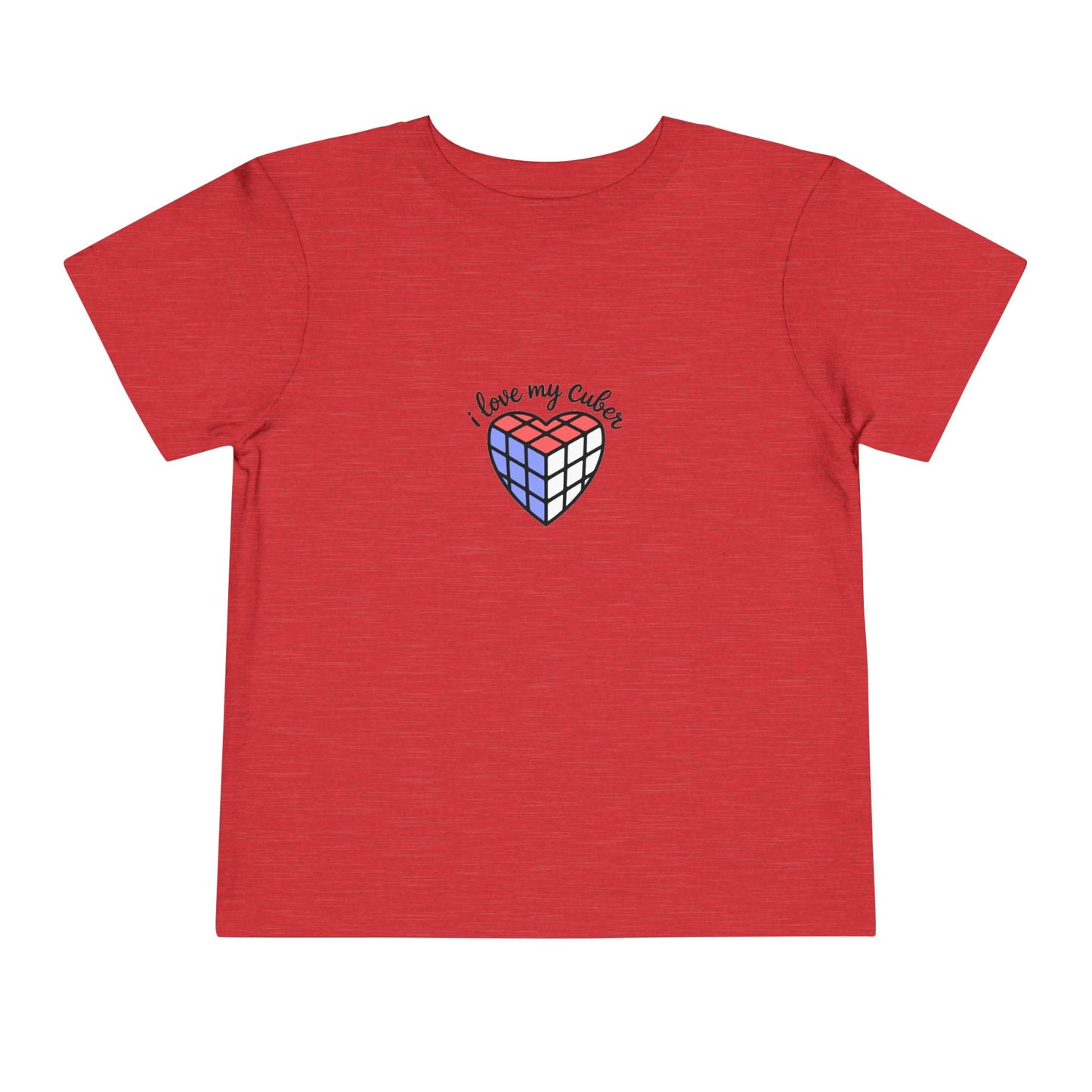 I Love My Cuber - Rubik's Cube Art  Toddler Short Sleeve T-Shirt