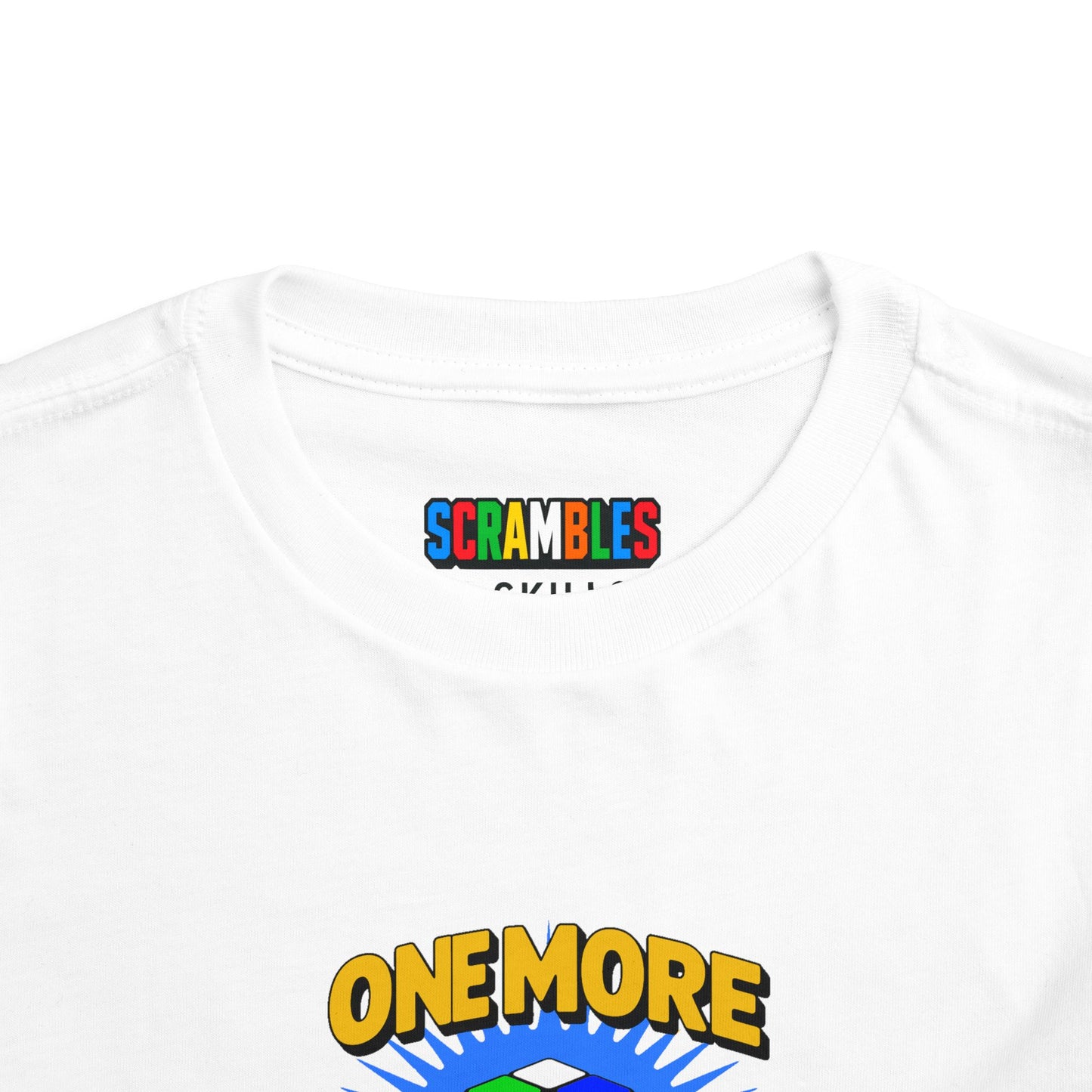 One More Solve - Rubiks Cube Toddler Short Sleeve T-Shirt