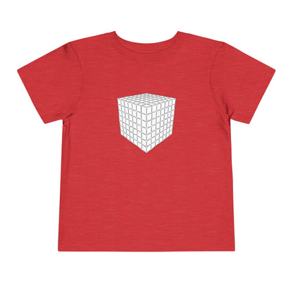 7x7 Doodle  - Rubik's Cube Art Toddler Short Sleeve T-Shirt