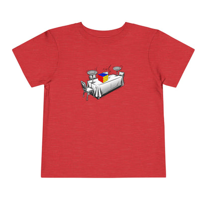 Square 1 Comp Day - Rubik's Cube Art  Toddler Short Sleeve T-Shirt