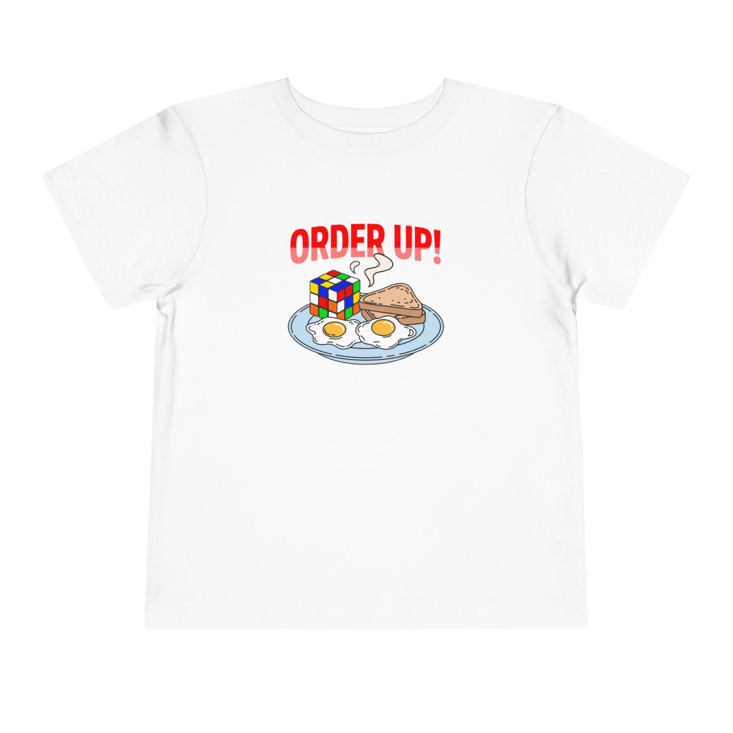 Rubiks' Cube Shirt - Order Up Toddler Short Sleeve T-Shirt| Fun Cubing Tee