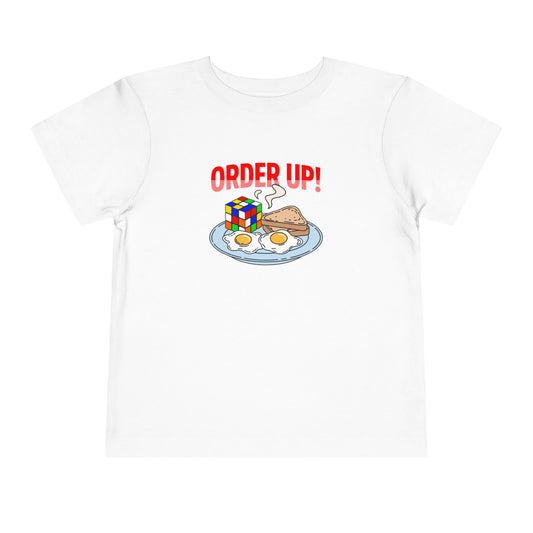 Rubiks' Cube Shirt - Order Up Toddler Short Sleeve T-Shirt| Fun Cubing Tee