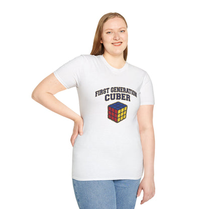 First Generation Cuber Rubiks Cube Art Unisex Graphic Softstyle T-Shirt